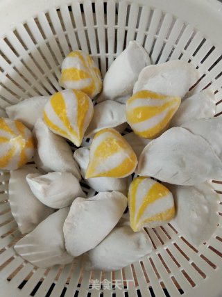 丝瓜煮水饺步骤6