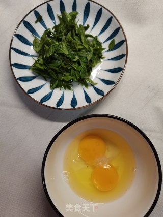 花椒叶炒鸡蛋步骤2