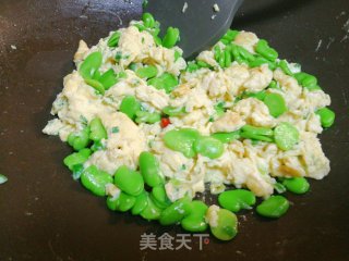 简单快捷又美味的～蚕豆瓣炒鸡蛋步骤4