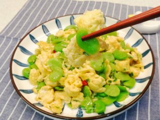 简单快捷又美味的～蚕豆瓣炒鸡蛋步骤6