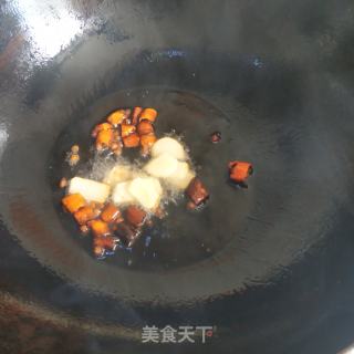 炝炒手撕莲花白步骤2