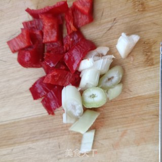 鸡蛋淡菜炒毛豆步骤7