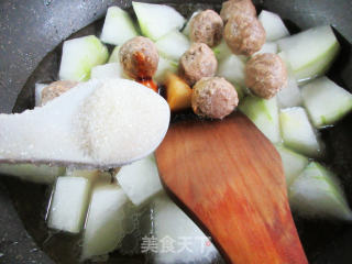 牛肉丸烧冬瓜步骤7