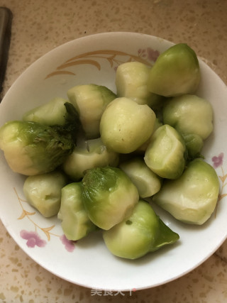 儿菜烧香肠步骤3