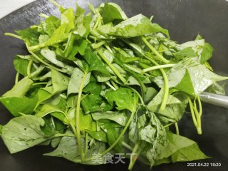 蒜香地瓜苗步骤2