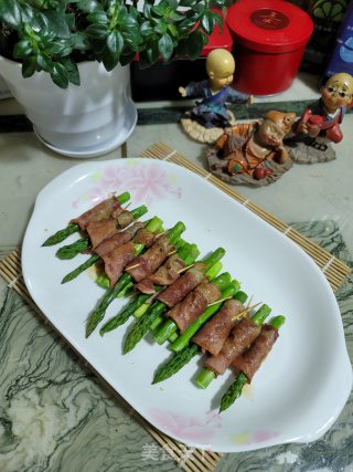 烤培根芦笋卷步骤8