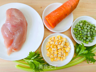 鸡肉蔬菜饼步骤1