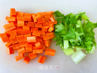鸡肉蔬菜饼步骤2
