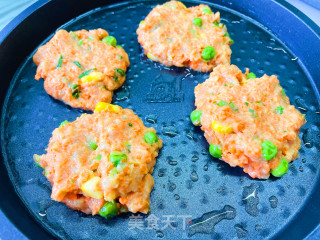 鸡肉蔬菜饼步骤7