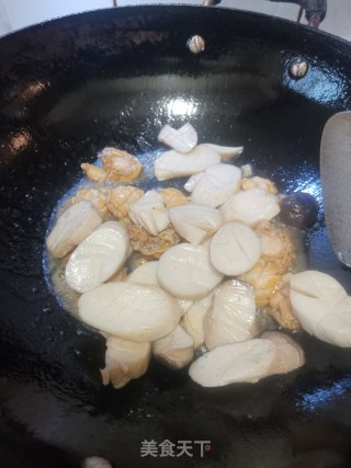 杏鲍菇烧鲍鱼步骤8
