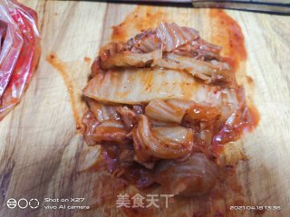 牛肉卷泡菜饭步骤4
