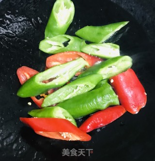 辣椒炒笋干步骤3