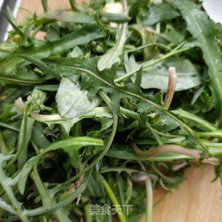 肉末炒苦菜步骤2
