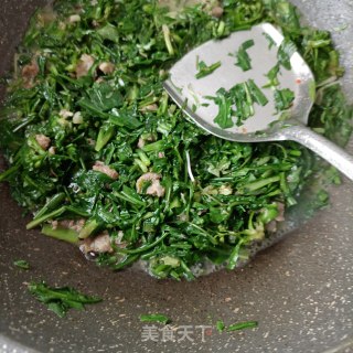 肉末炒苦菜步骤15