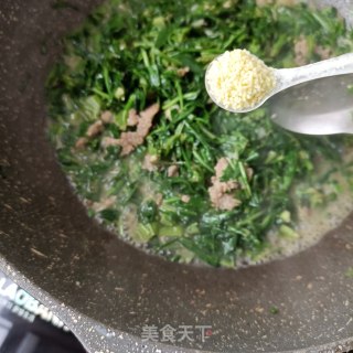 肉末炒苦菜步骤17