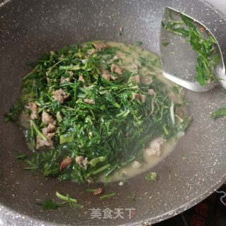 肉末炒苦菜步骤18