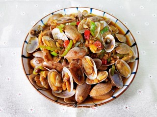 酱汁炒花甲 步骤14