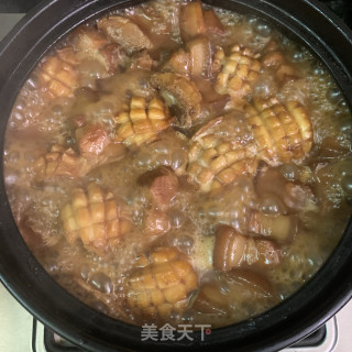 五花肉焖鲍鱼步骤11