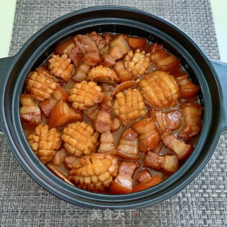 五花肉焖鲍鱼步骤14