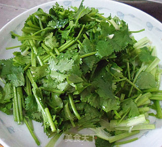香菜炒鸡丝步骤4