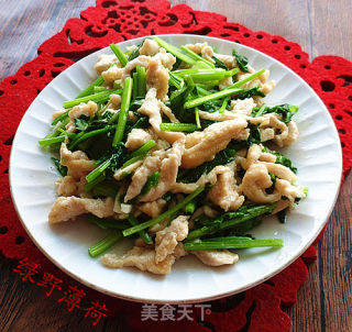 香菜炒鸡丝步骤9