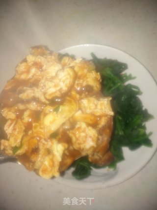 超下饭的菠菜鸡蛋盖被步骤16
