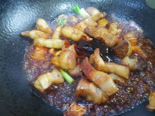 儿子最爱的&鲜笋段&红烧五花肉步骤12