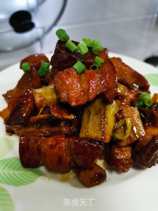 儿子最爱的&鲜笋段&红烧五花肉步骤19