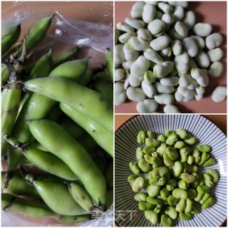 蚕豆炒蛏子步骤1