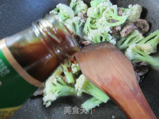 鸡心炒花菜步骤10