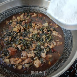外婆菜烧肉丁步骤13