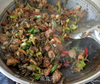 外婆菜烧肉丁步骤18