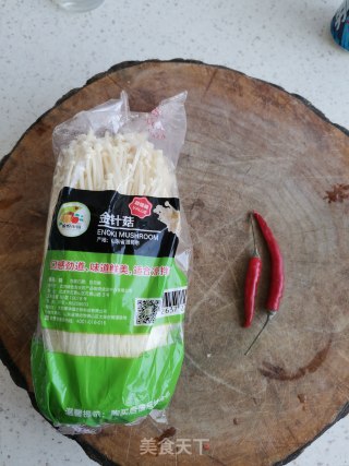 豆腐皮炒金针菇步骤1
