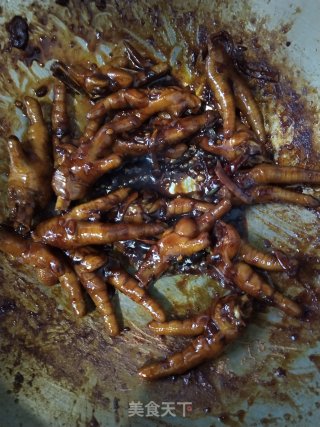 酱烧鸡爪步骤8