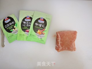 自制咖喱里脊串❗️做法简单，肉质鲜嫩又入味❗️步骤1