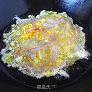 面鱼炒蛋步骤5