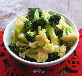 家常小炒——素炒双花步骤6