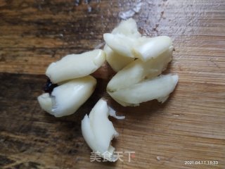 苦瓜炒鸭心步骤2