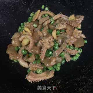 线椒炒牛杂步骤9