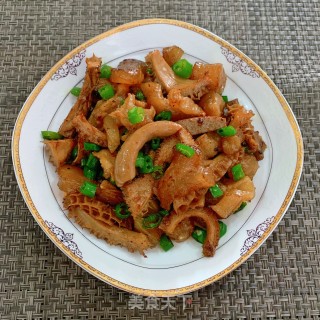 线椒炒牛杂步骤10