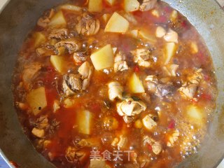 莴笋土豆炖鸡腿步骤20
