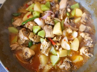 莴笋土豆炖鸡腿步骤22
