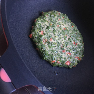 红椒韭菜鸡蛋饼步骤6