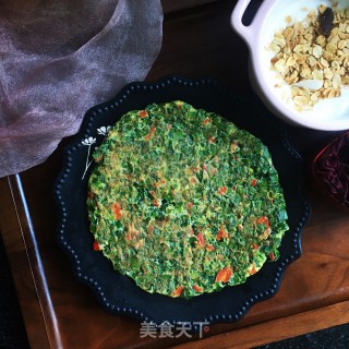 红椒韭菜鸡蛋饼步骤8
