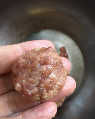 肉丸南瓜盅步骤7