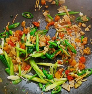 小炒花肠步骤12
