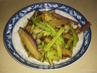 干焖茄子豆角步骤7