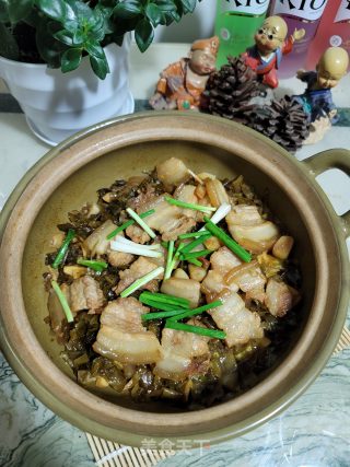 五花肉春笋酸菜煲步骤13