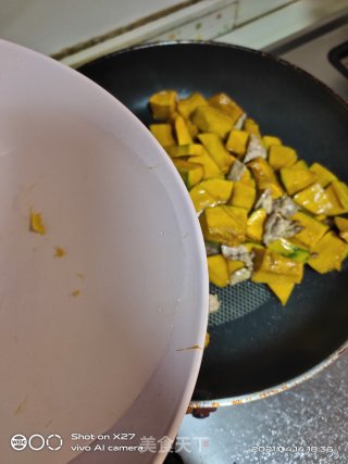 肉片烧南瓜步骤4