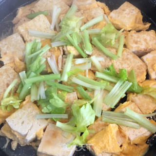 鸡蛋香煎豆腐步骤9
